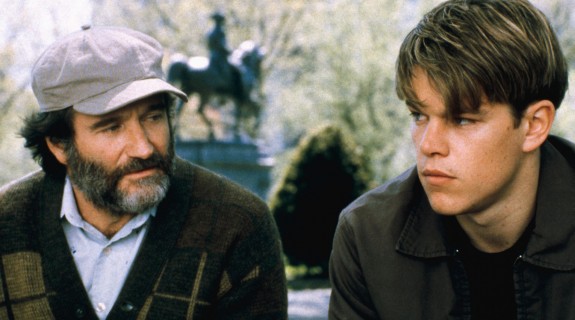 Robin Williams (Sean, Le psychothérapeute), Mat Damon (Will Hunting)